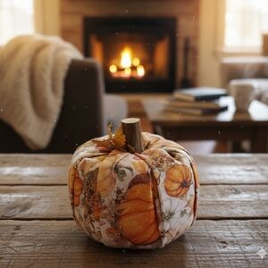 Medium Decorative Fall pumpkin